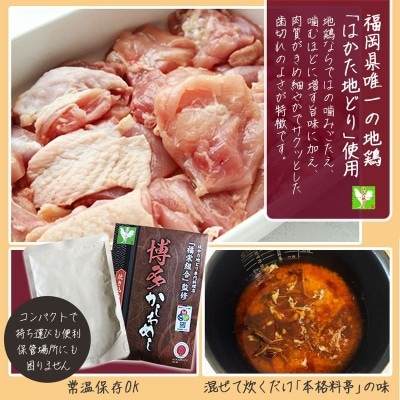 炊き込みご飯の素 博多かしわめし 2～3人前(2合用)【株式会社JSE】_HA1861