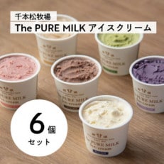 千本松牧場のThe PURE MILKアイスクリーム6個セット