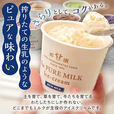 千本松牧場のThe PURE MILKアイスクリーム12個セット