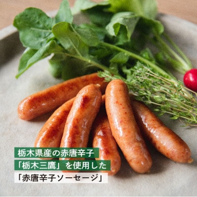 <那須 千本松牧場> 【那須さらり豚】チャーシュー&ソーセージセット