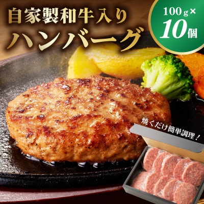 自家製和牛入りハンバーグ 100g×10個 | ふるさと納税のお礼品
