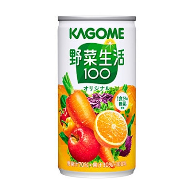 【毎月定期便】カゴメ 野菜生活100(オリジナル) 190g缶×30本全2回