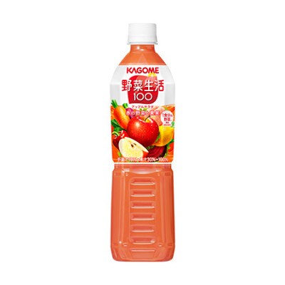 【毎月定期便】カゴメ 野菜生活100(アップルサラダ) 720ml PET×15本全12回