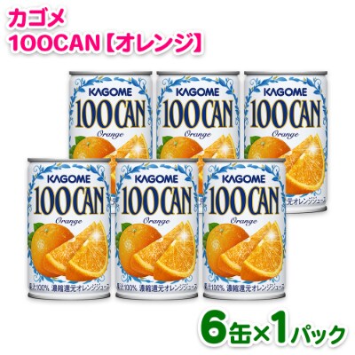 カゴメ 100can オレンジジュース 160g 6缶パック お礼品詳細 ふるさと納税なら さとふる