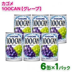 カゴメ 100CAN グレープジュース 160g 6缶パック | ふるさと納税のお礼品