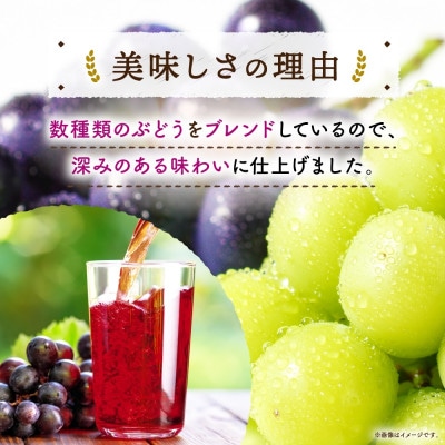 カゴメ 100CAN グレープジュース 160g×6缶 砂糖不使用 100%ジュース 那須塩原市