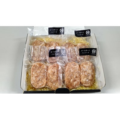 那須郡司豚オールポークハンバーグ　100g×8ヶ入