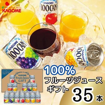カゴメ　100%フルーツジュースギフト(35本)