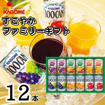カゴメ　すこやかファミリーギフト(12本)