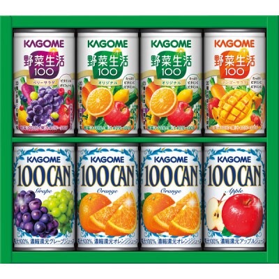 【残暑お見舞い・のし付き】カゴメ　すこやかファミリーギフト(8本)