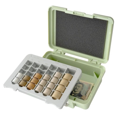 カール事務器 手提げ金庫 ポータブルキャッシュケース CX-003-U(那須塩原市工場生産品) 1個