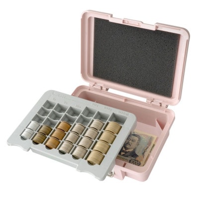 カール事務器 手提げ金庫 ポータブルキャッシュケース CX-003-P(那須塩原市工場生産品) 1個