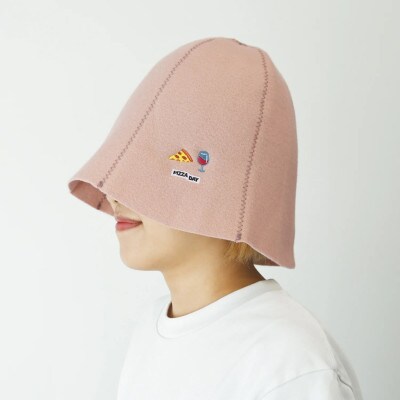 ウール サウナハット ぶどう のこり染
