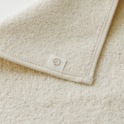 ハンドタオル  ぶどう のこり染