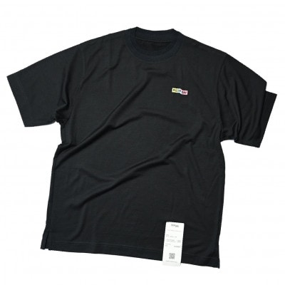 最高の着心地を叶えるメリノウールTシャツ ユニセックス ブラック Sサイズ