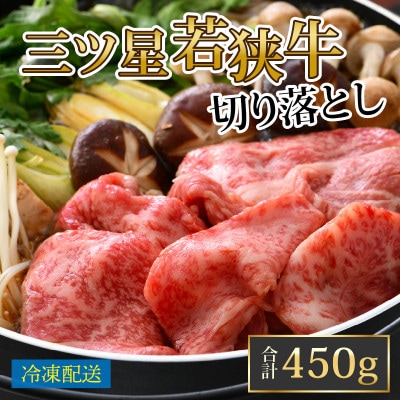 三ツ星若狭牛切り落とし　450g