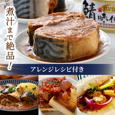 鯖缶詰48缶A(醤油・唐辛子・生姜・味噌煮・水煮) こだわりも身もギュッと詰め込んださば缶