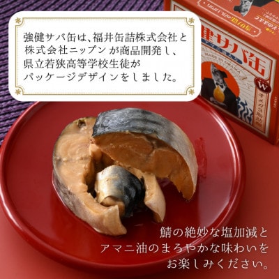 宇宙と地上の味を楽しむ!若狭宇宙サバ缶&強健サバ缶 食べ比べセット　計16缶(8缶×2種)