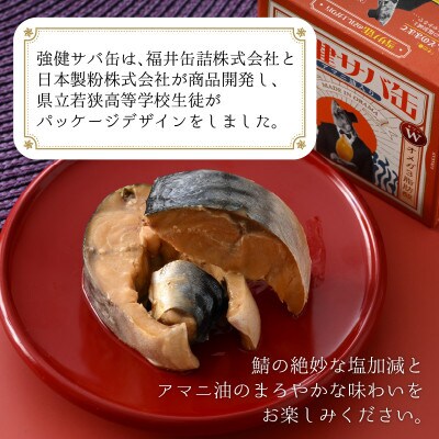 宇宙と地上の味を楽しむ!若狭宇宙サバ缶&強健サバ缶 食べ比べセット　計24缶(12缶×2種)