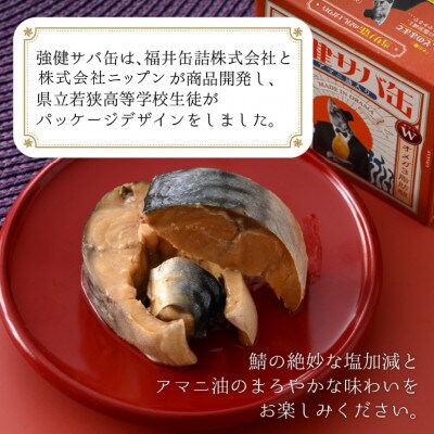 宇宙と地上の味を楽しむ!若狭宇宙サバ缶&強健サバ缶 食べ比べセット　計24缶(12缶×2種)