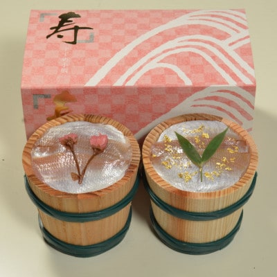 金箔・桜入り熟成笹漬・大樽2個入り