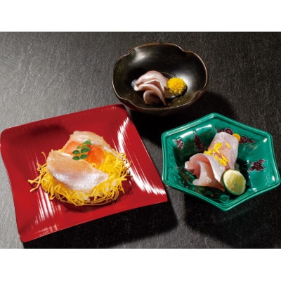 日本遺産プレミアム認定の鯖街道・京風ぬくずし(蒸し寿司)3種食べ比べ
