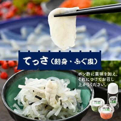 【2月上旬以降順次発送】若狭ふぐ鍋充実セット(2～3人前)