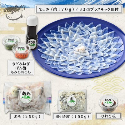 【1月上旬以降順次発送】若狭ふぐセット(4人前)