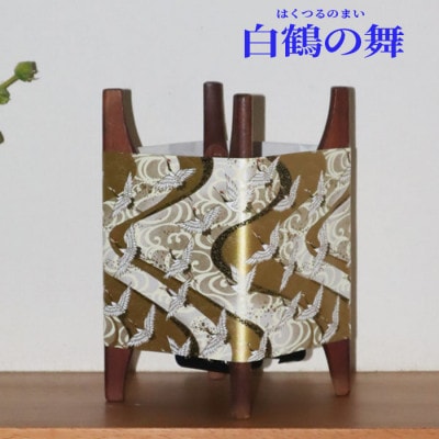 糸車行灯(白鶴の舞)ボタンスイッチ
