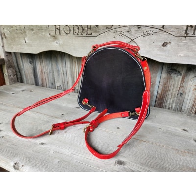 3WAYバッグ おにぎり(ブラック+レッド)