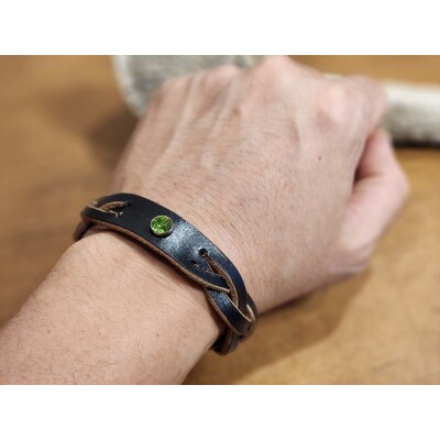 リベットブレスレッド【ブラック】