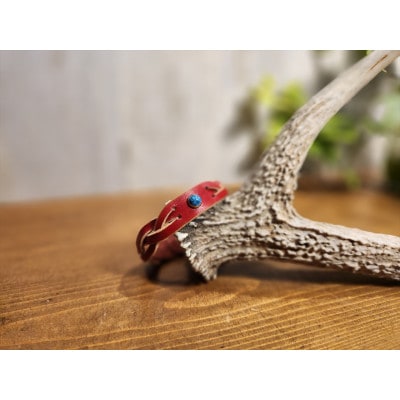 リベットブレスレッド【レッド】