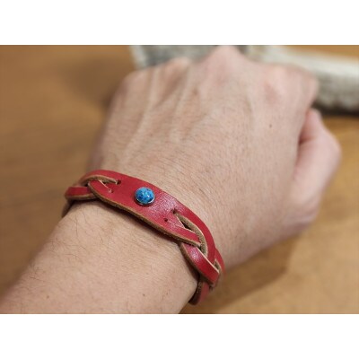 リベットブレスレッド【レッド】