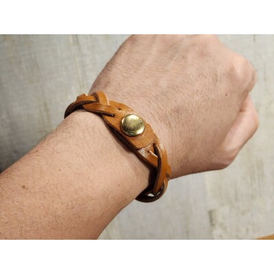 マジックブレスレッド【ライトブラウン】