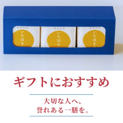 福井県産ブランド米　いちほまれ300g(2合)×3個セット