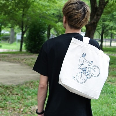 バイク鯖　トートバッグ　ナチュラル&サバッチ　セット