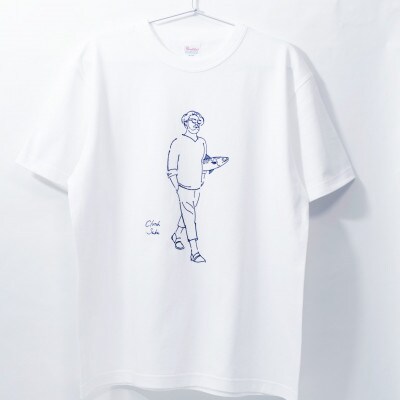 クラッチ鯖Tシャツ　L