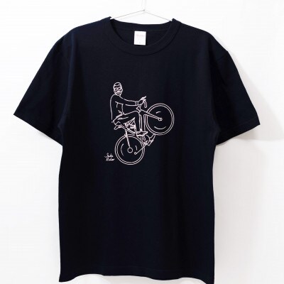 鯖ライダーTシャツ　L
