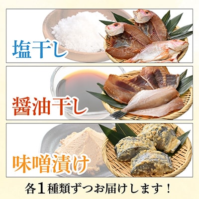 レビューキャンペーン!【加福鮮魚】塩干し、醤油干し、味噌漬けされた干物の詰め合わせ!