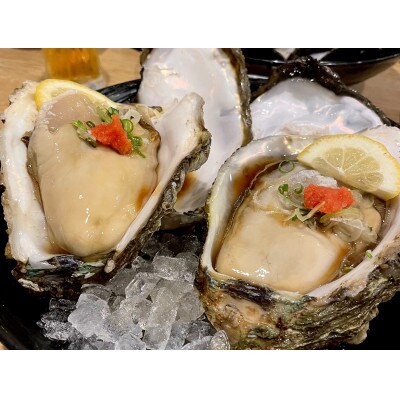 【加福鮮魚】若狭湾　生食用　天然岩牡蠣　大3個(軍手、牡蠣ナイフ付き)