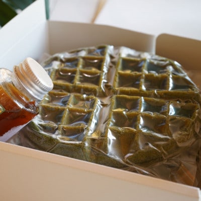 【Cafe Seasons】プラントベース&グルテンフリー宇治抹茶ワッフル