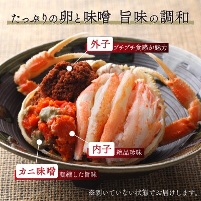 【さとふる限定】越前ガニ700g×2杯とセイコガニ(ズワイガニのメス)5杯。期間限定のセット商品です