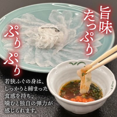 若狭ふぐ てっさと鍋の Bセット