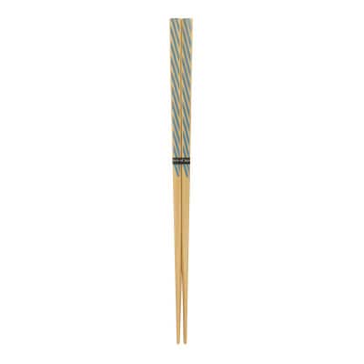 【OEDO -Blue- Arashibori】　　　　　(食洗機対応 箸 若狭塗箸 1膳)