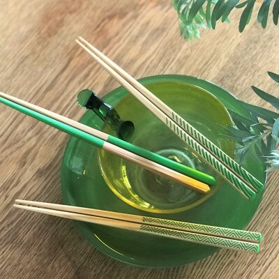 OEDO -Green- Nenrin　　　　　　　　　　　　(食洗機対応 箸 若狭塗箸 1膳)