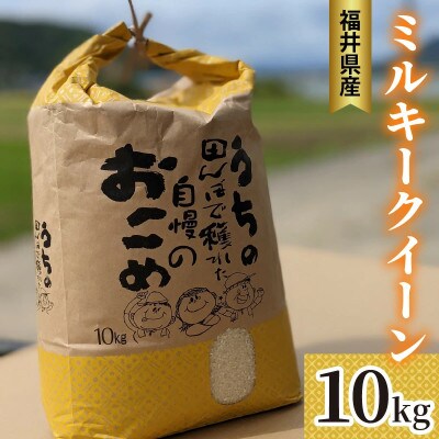 令和7年産新米　福井県産ミルキークイーン　白米10kg