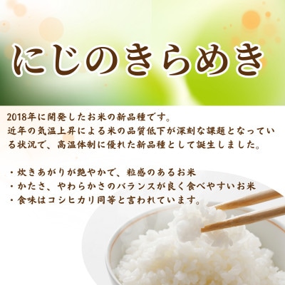 令和8年産【新米】福井県産にじのきらめき　白米10kg