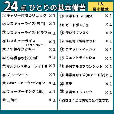 キャリーカート付リュック 防災セット 24点 非常時 備蓄 18-4500N