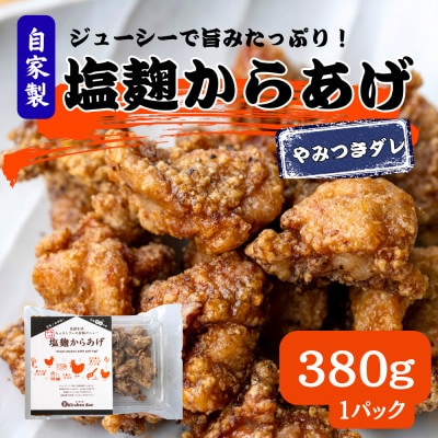 簡単・お手軽!冷凍　やみつき塩麹からあげ(380g×1パック)