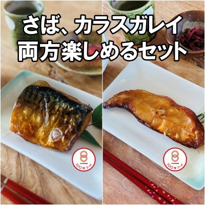 【さとふる限定】若狭小浜の焼き魚3種セット(各2切れ)/醤油干し(2種)+浜焼き鯖